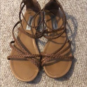 Steve madden brown sandals size 6.5